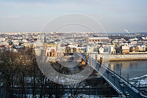 Lithuania Kaunas senamiesÃÂio vaizdas nuo Aleksoto apÃÂ¾valgos aikÃÂ¡telÃâs photo